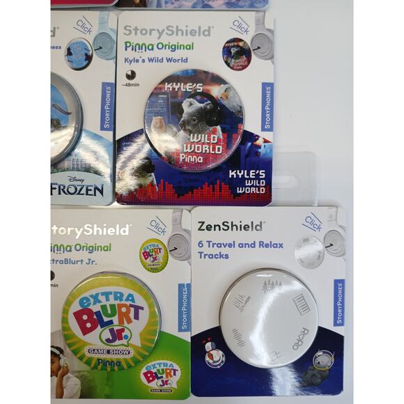 StoryPhones 7 PACK NEW Story Shields Disc Disney Headphones Storytelling SEALED - Picture 4 of 7